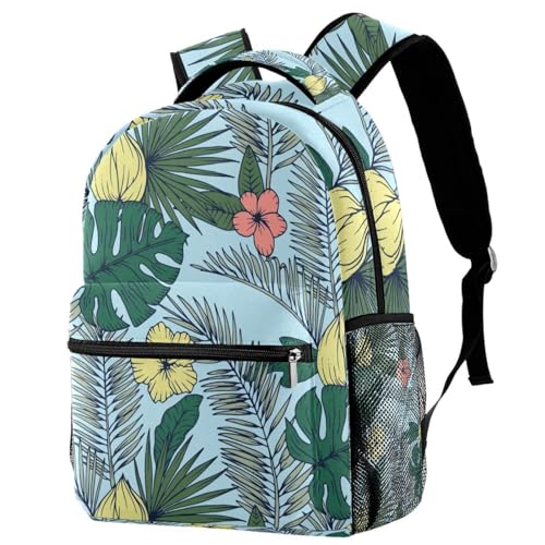 Cartable imperméable feuille de fleur anti-pluie avec grand volume de rangement