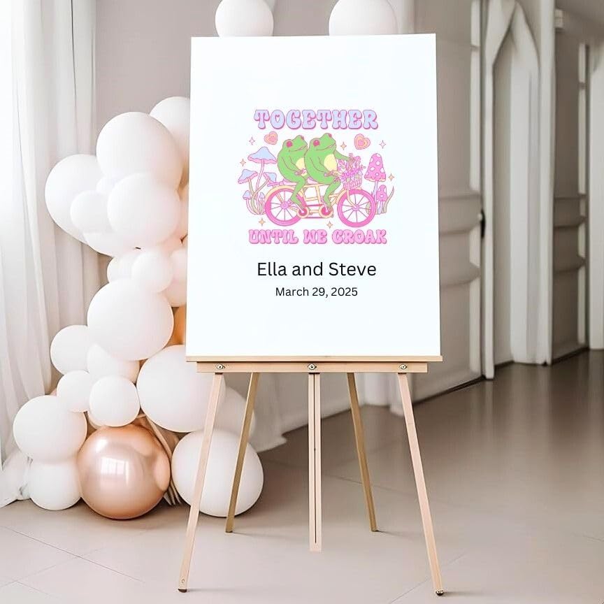 Engagement Party, Anniversary Celebration Guest Sign-in Board, Custom Signature Board, Personalized Keepsake Party Decor. Coffee and Donut Couple Premium Acrylic Sign, Made in USA.
