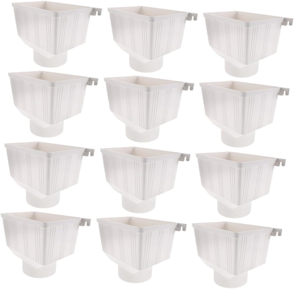 jojofuny Replacement Rainwater Collection Barrel Water Diverter Supply Downspout Gutter Connector Easy Install