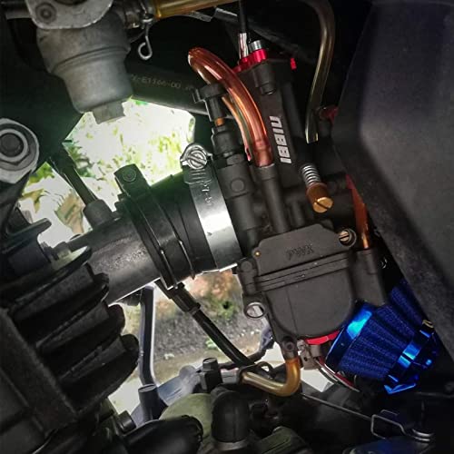 Image of NIBBI PWK 28mm Carburetor with Three Main Jets and One Pilot Jet of Performance Racing Carburetor for Replace Keihin or mikuni Carburetors
