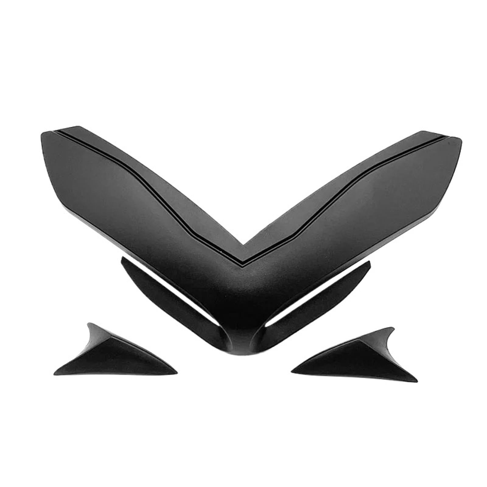 Pasuje do Kawasaki Z900 Z 900 2017-2019 Carbon przedni Winglet reflektor szyba przednia środkowa osłona Panel Fairing