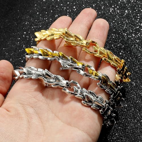 Kf Ornament Vintage Dragon Design Bracelets For Men thumb #3
