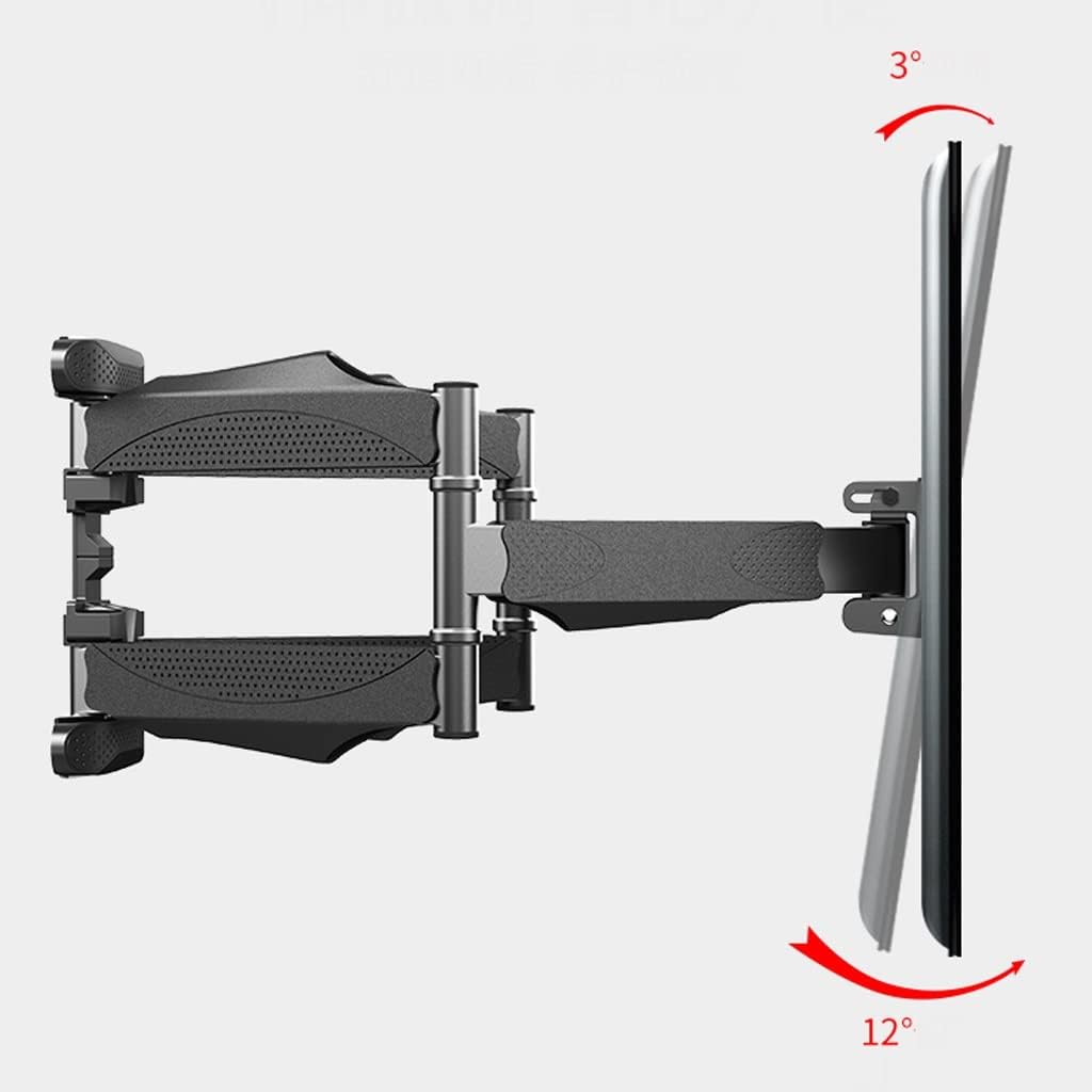 Articulating 6 Arms Tv Wall Mount Full Motion Tilt Bracket Support for 32"-65" Tvs Up to 400x400mm