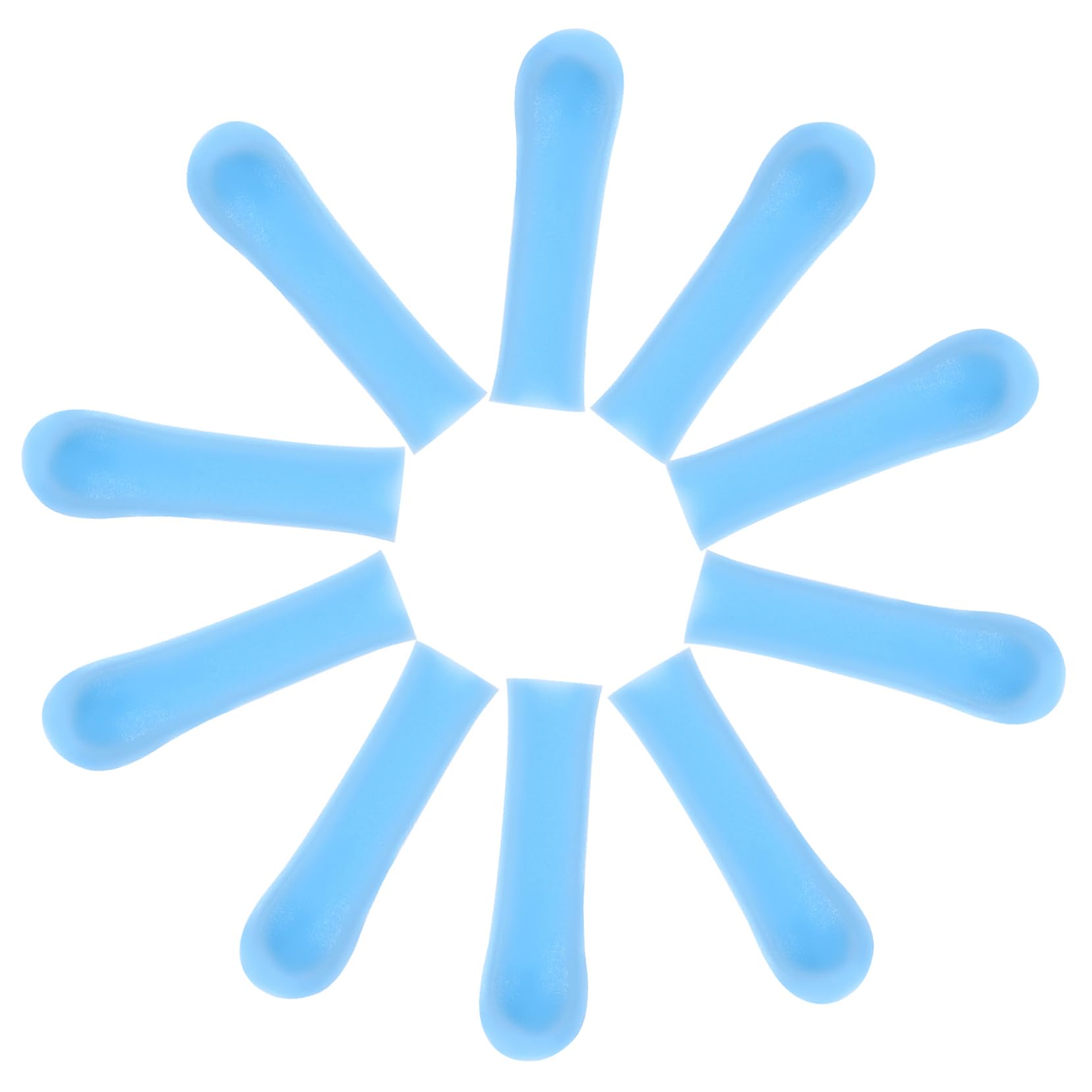 HAWILLOSCH 10pcs Ear Spoon Tips Replacement for Ear Cleaning Soft Silicone Replaceable Cover for Tool