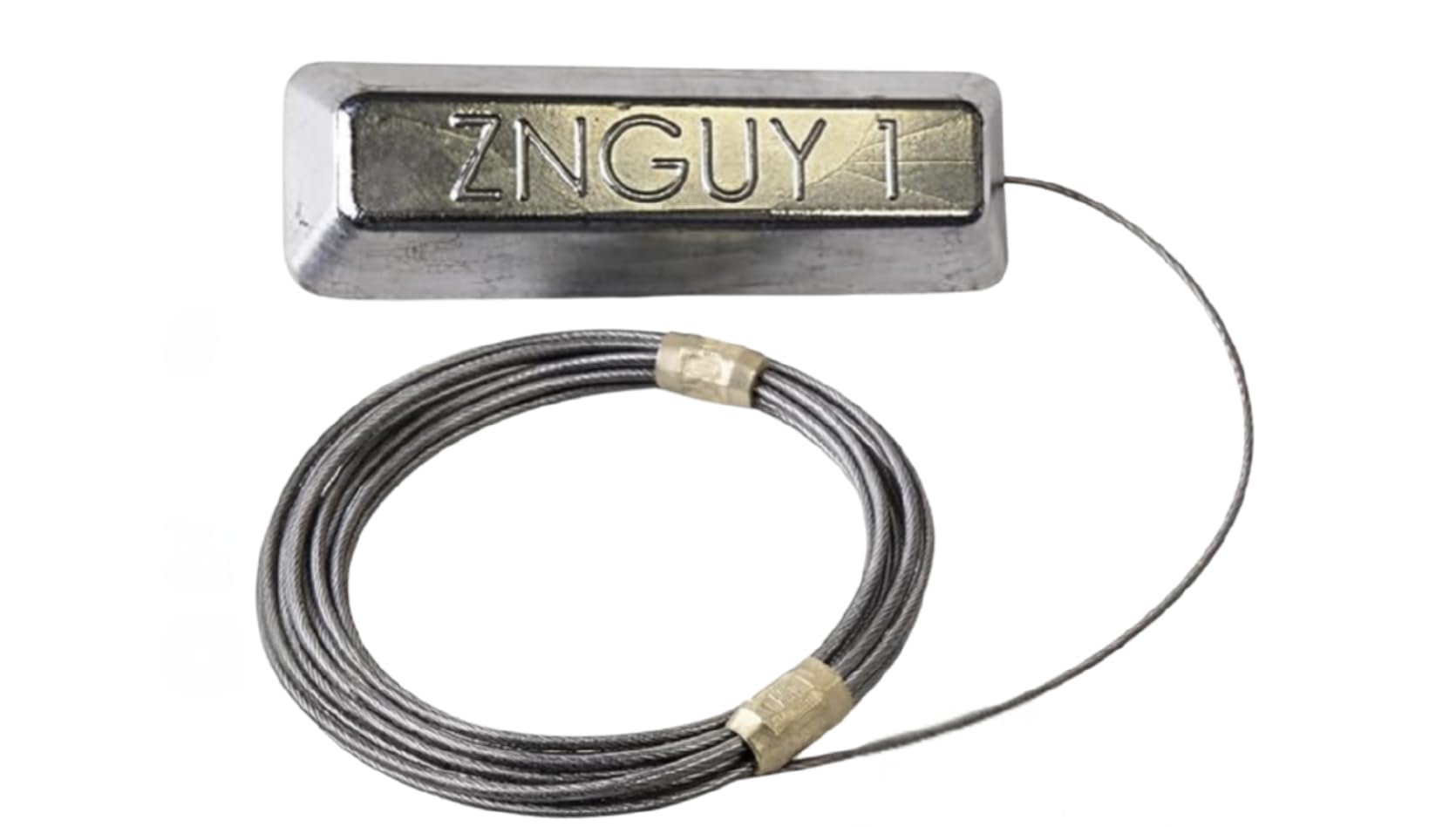 Amazon.com : ZNGUY 1 - Zinc Anode with 10ft. Stainless Steel Cable