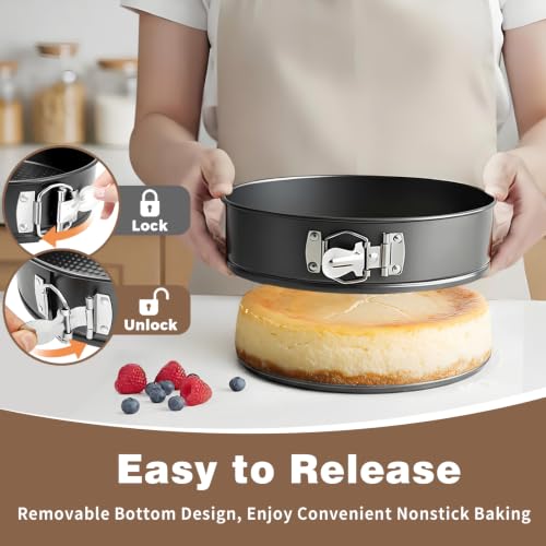 Molgree Nonstick 4 7 9 Inch Springform Pan Cheesecake Pan with Protector - image 2