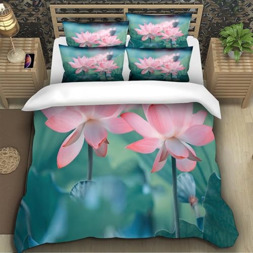 Housse de couette confortable et facile à laver avec zip pratique