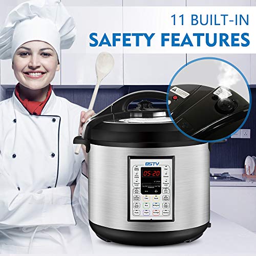 BSTY Electric Pressure Cooker with 13in1 Cooking Functions