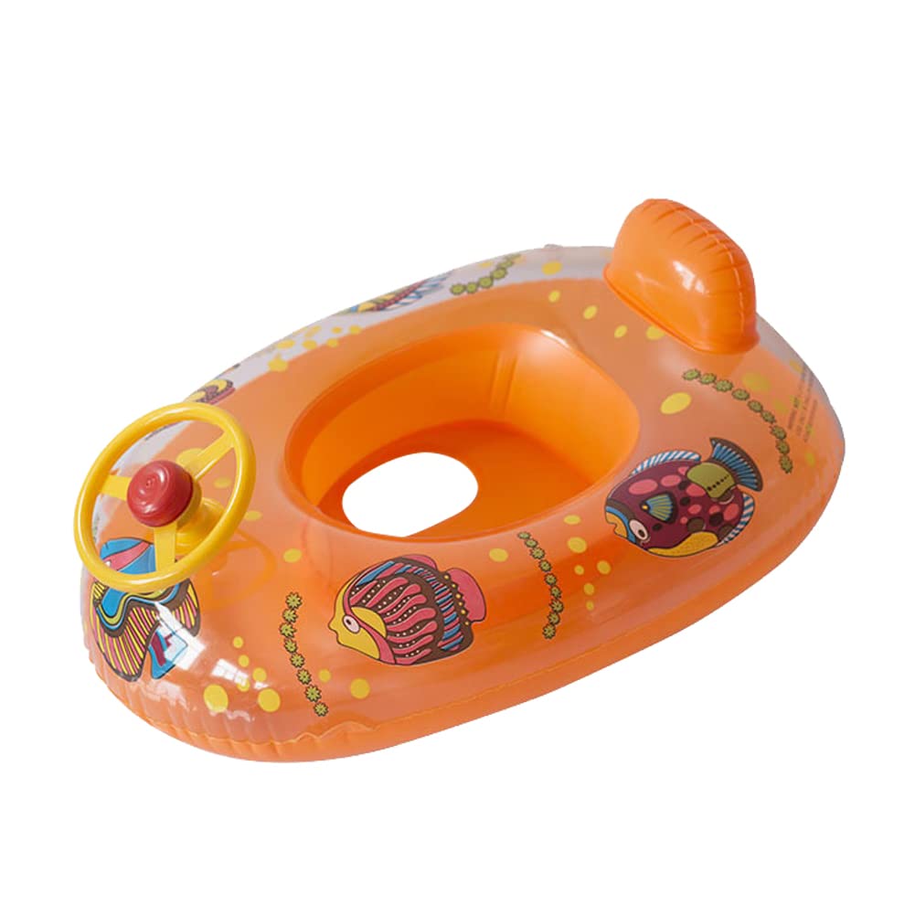 Anillo De Natación Inflable Para Bebé, Pvc Asientos De Natación Para Bebés Con Volante,Anillo De Natación Inflable, Apto Para Niños De 2 a 5 Años,Flotador De Natación Para Bebés,Anillo De Natación