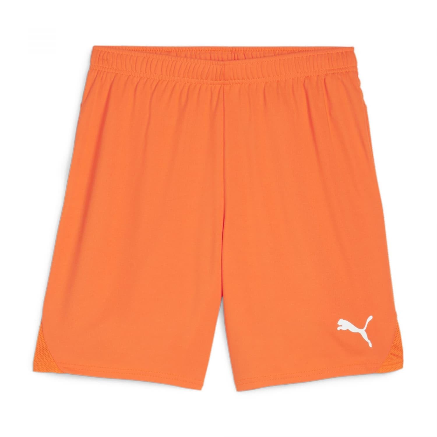 PUMA Unisex Teamgoal Jr Knitted Shorts, Rickie Orange-puma White, 140 EU