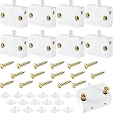 8 Pieces Cabinet Door Switch for Closet Light Lamp Switch Automatic Touch Switch for Wardrobe Applicable to 12V 24V 110V (White)