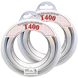 LABOTA 2 Rolls of Clear Fishing Wire for Hanging, Nylon Fishing Line, Clear Invisible Hanging Wire,...