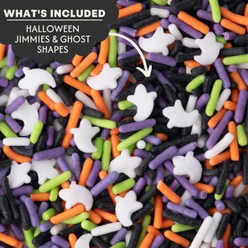 Image of Sweets Indeed, Bulk Sprinkles, 1.3 pounds, Sprinkle Mix, Perfect for Cake Decorations, Baking Ice Cream Cookies Cupcake Topper (Mini Heart) (Pumpkin)