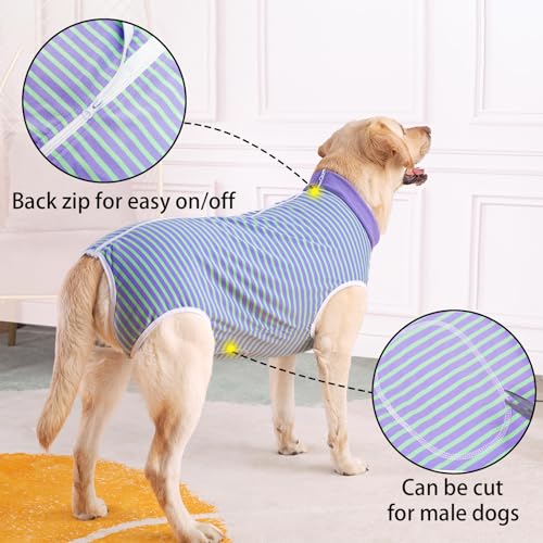 Axcimond Dog Recovery Suit - Post-Surgery Bodysuit for Dogs Spay/Neuter Recovery, Alternative to Cone of Shame - Image 3