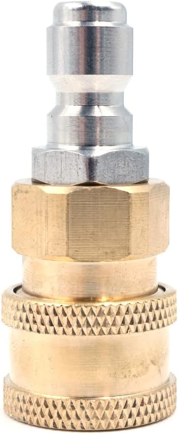 ZONADAH 1 Set Quick Connector Pressure Washer Fittings, M14 Female Thread Tap Connector & Male Thread Brass Quick Connector - Image 4