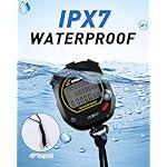 Professional Waterproof Stopwatch for Coaches : 3-Row Large Screen, 10-Group Memory, Pace Mode, Clock, Alarm, Calendar – Perfect for Sports, Swimming, Soccer, Fitness, and Referee Timing Needs - Image 5