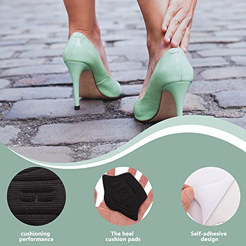 DOITOOL 3 Pares Heel Grips Liner Inserções Almofadas Auto- Adesivo Protetor de Pé Almofadas Almofada