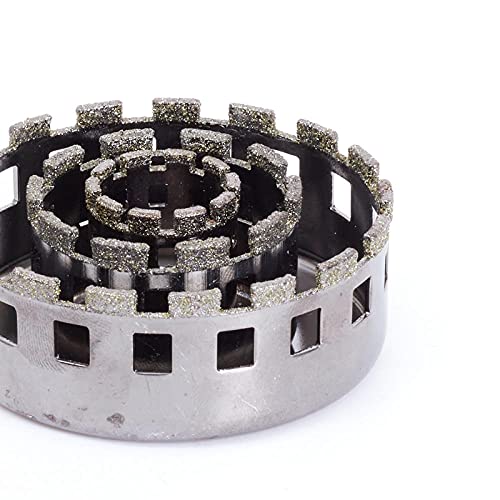 Set de 9 brocas diamantadas para taladro: 25 mm - 73 mm, para azulejos, mármol, vidrio y cerámica miniatura 5