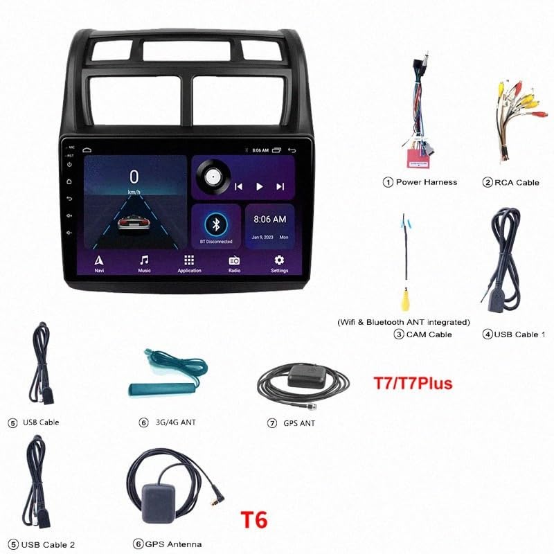 Pantalla Carplay inalámbrica para Kia Sportage: olvida los cables con Android Auto y Bluetooth 7