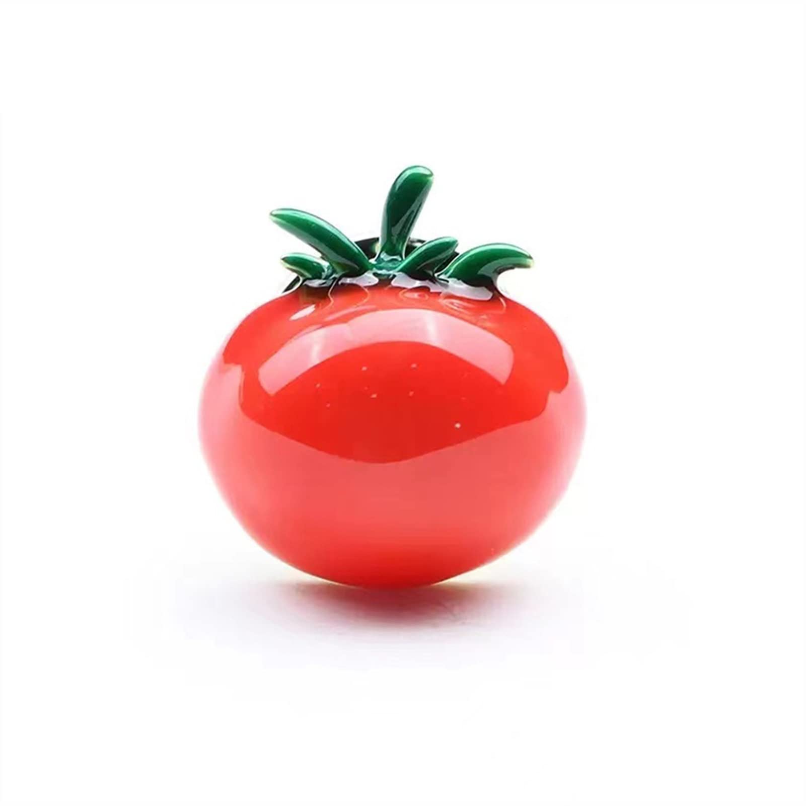 CFWSHJ Broche para Mujer, Hombre, Accesorios de Moda para Mujer, Esmalte Rojo Tomate, Broche de Planta de Tomate para Mujer, cárdigan, Chaqueta, Abrigo, Broche, Accesorios para Fiesta de cumpleaños y