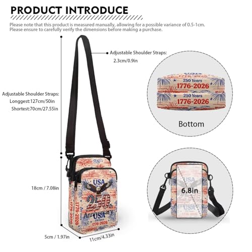 Image of Xpyiqun Small Crossbody Bag Women Phone Purses Sling Shoulder Handbag Cross Body Pouch Wallet Bags