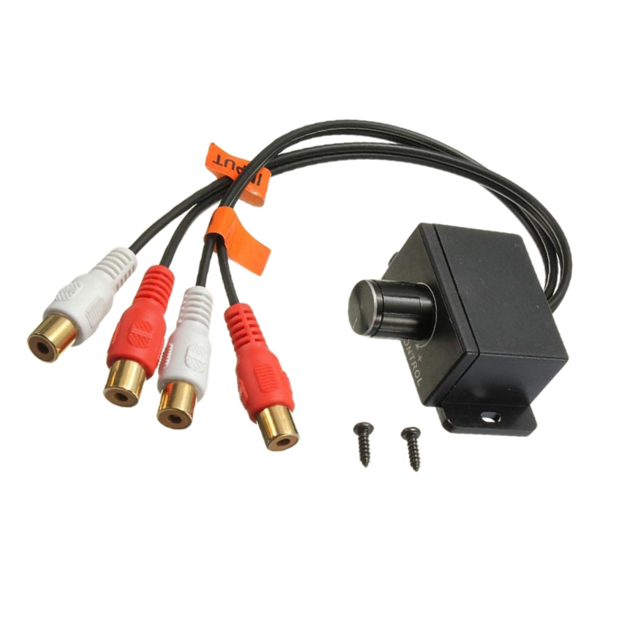 ABOOFAN 2Pcs Remote Level Control Knob for Car Audio Amplifier Volume Gain Level Regulator Durable Design for Bass and Speaker Control