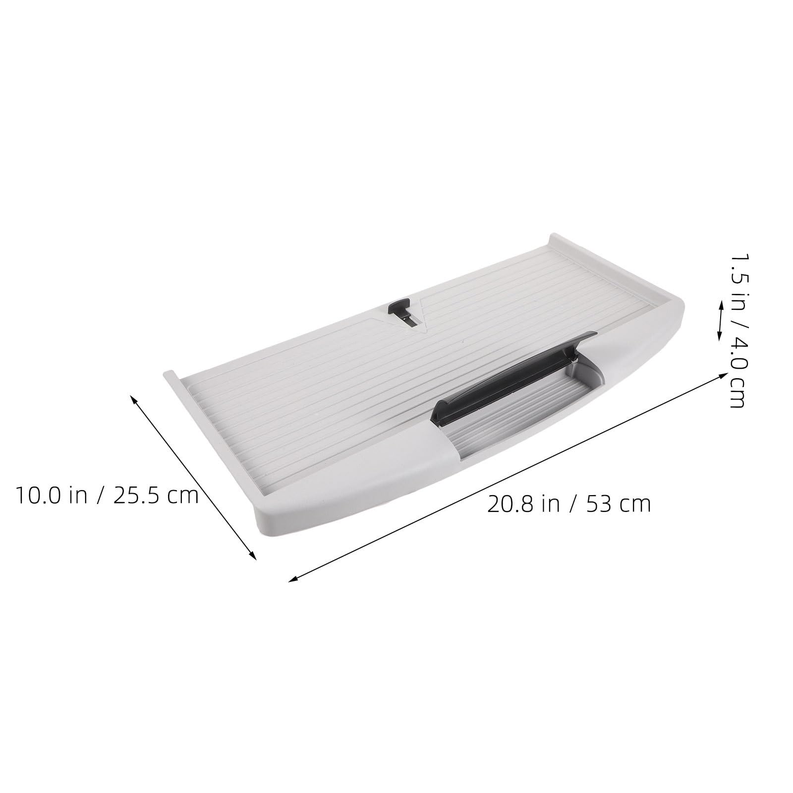 2 Sets Tastaturablage unter dem Schreibtisch, ausziehbare Tastatur- und Mausablagen für Büro und Zuhause, platzsparendes Schreibtischzubehör, einfache Installation