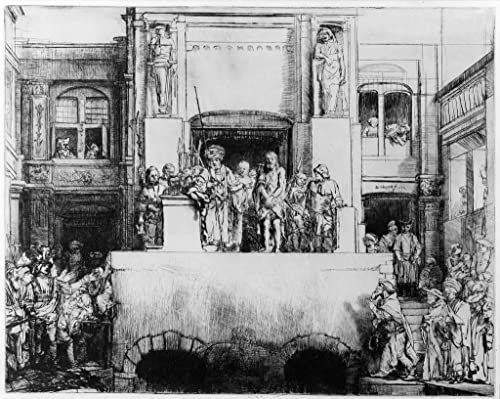 Lienzo de Cristo por Rembrandt de 60x90cm, una obra maestra mural en alta calidad