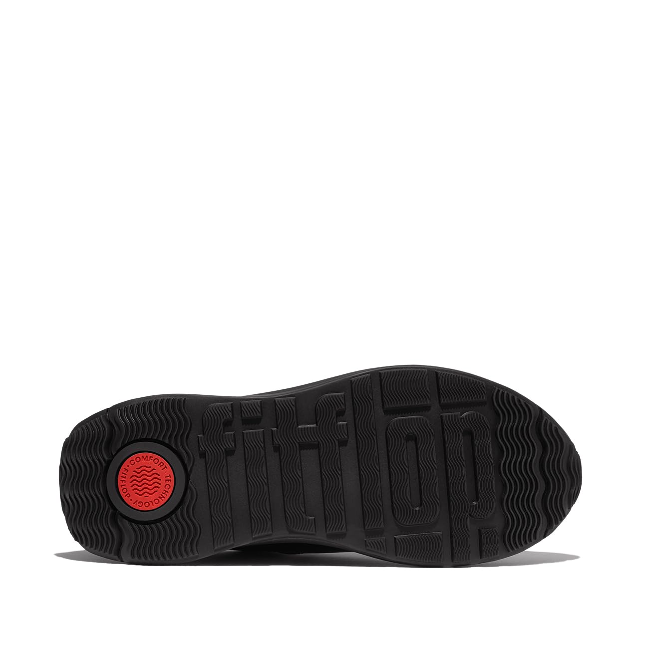 Fitflop Zapatillas de Piel F-Mode Flow Negro