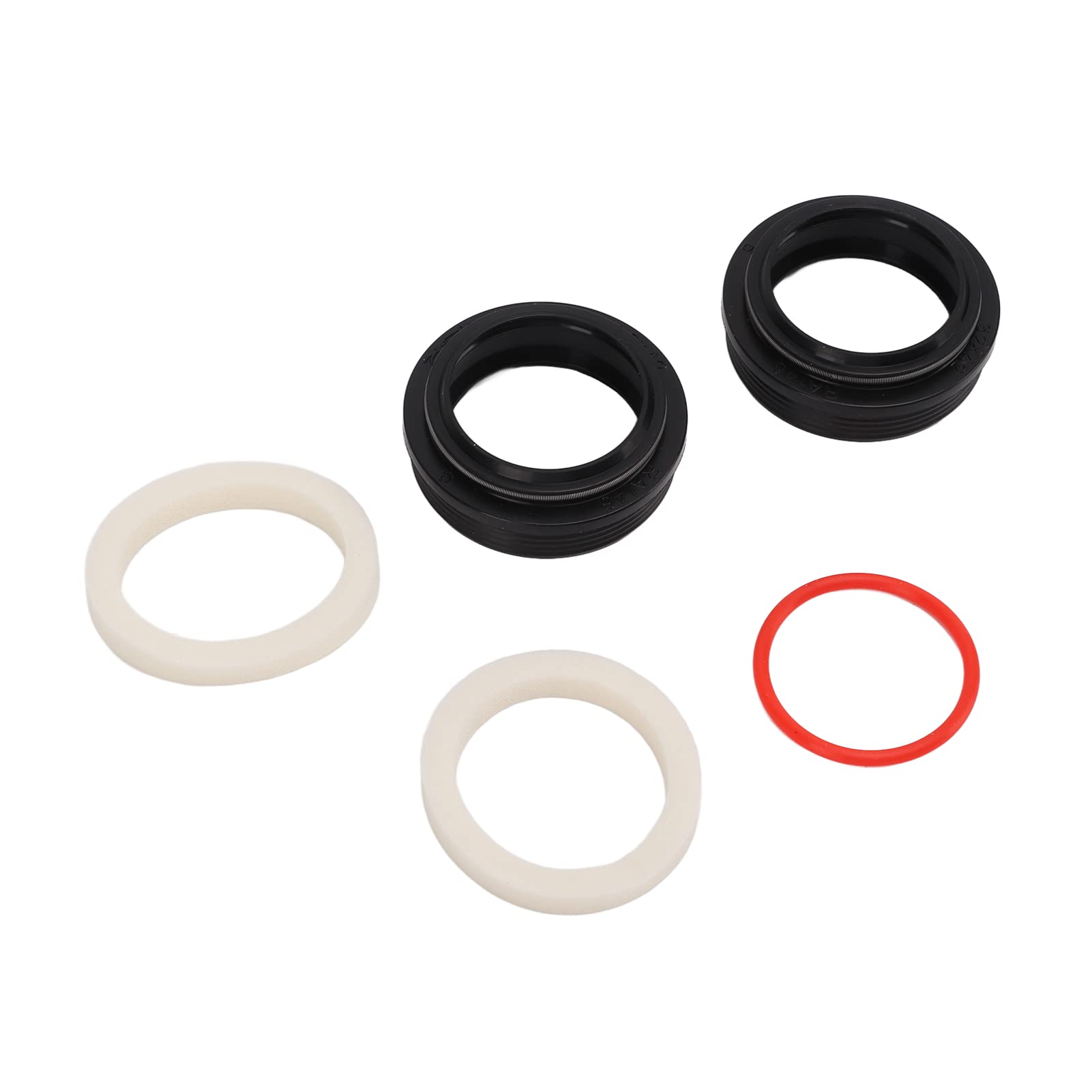 Alomejor Fahrrad-Vordergabel-Staubdichtungs-O-Ring-Kit, 32 Mm Reibungsarmer Staubabstreifer-Kit Haltbarer Schaumstoffring für Federgabel