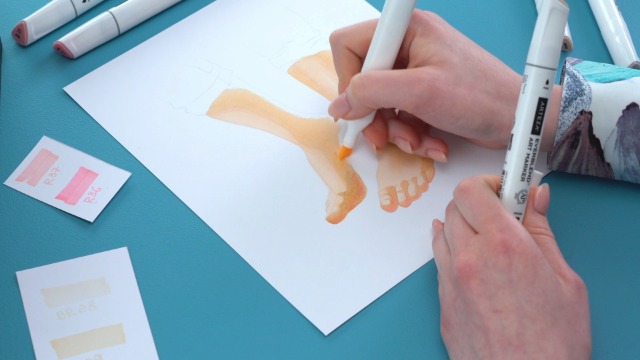 Amazon.com: ARTEZA Alcohol Markers – Set of 36 Portrait & Skin