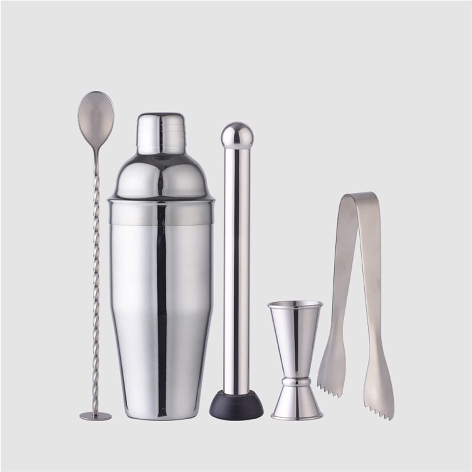 Cocktailshaker 700ml Cocktail Shaker Edelstahl Cocktail Shaker Set Mixer Wine Martini Shaker for Barkeeper Getränk Party Bar Tools Zubehör Cocktail-Sets (Color : K5-40)