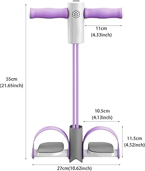 Amazon.co.jp: 伸縮性のあるヨガプーラー - 4本のチューブ多機能ロープ