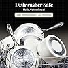 Gotham Steel 20 Pc Pots and Pans Set Non Stick Cookware Set, Kitchen Pot and Pan Set, Non Toxic Ceramic Cookware Sets, Nonstick Cookware Set, Lightweight, Dishwasher Safe, Cream White… #5