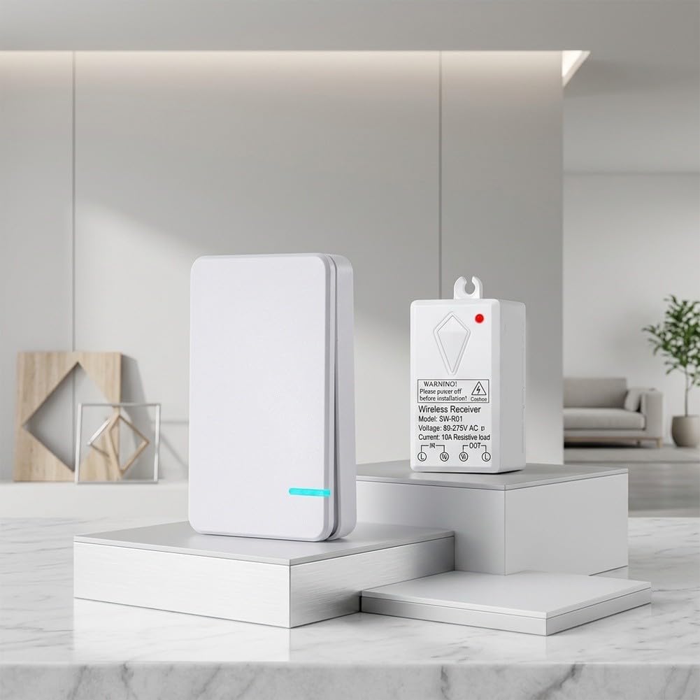 Interrupteur intelligent sans fil avec commande vocale sans câblage