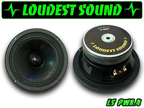 COPPIA Mid woofer 20 cm Professional LS PW8.4 600 Watt spl audio Power 200mm medio bassi 8
