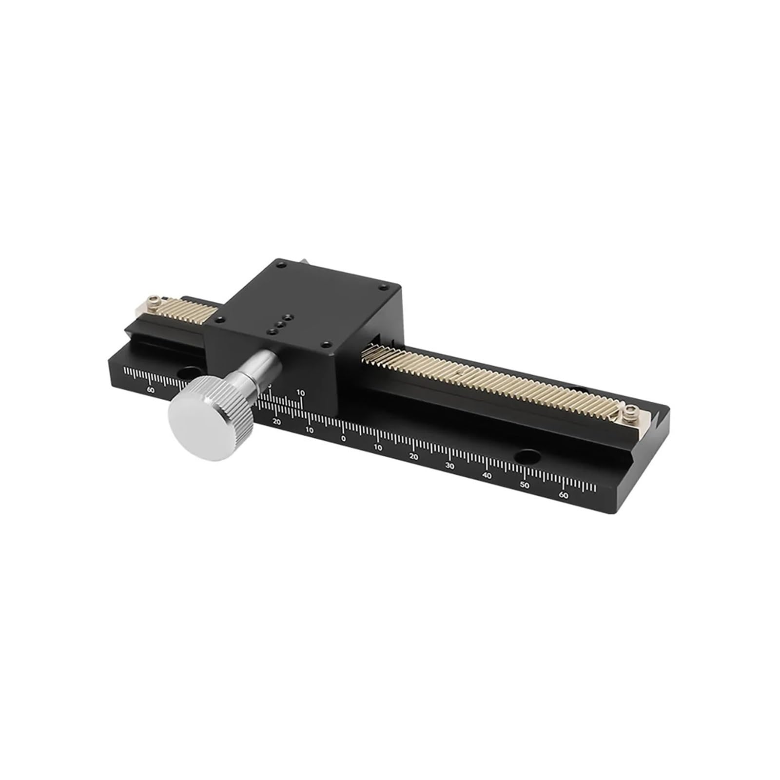 MYXJGNAIY X Axis LWX40 Long-Range Dovetail Trimming Slide, Dovetail Slide Table, Sliding Stage Manual Displacement Platform, LWX40, 100-500mm(250mm)