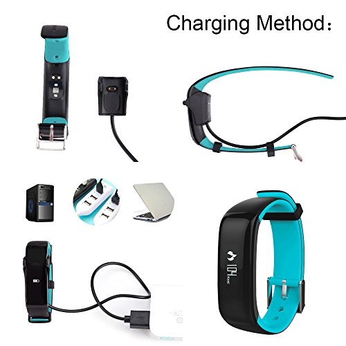 Braccialetto fitness IP67, impermeabile, con