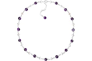 February Birthstone Jewelry Necklace