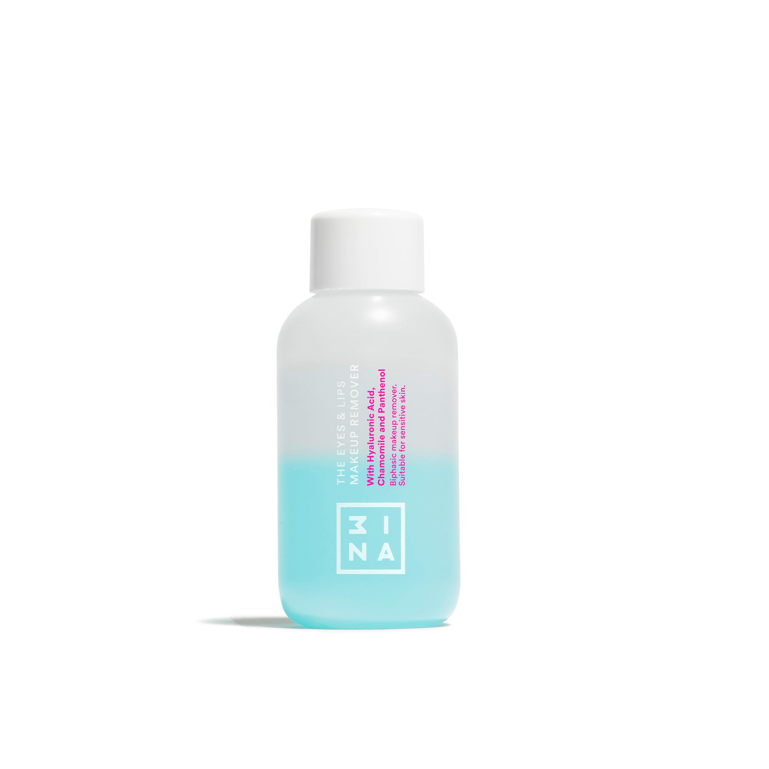 3INA MAKEUP - The Eyes & Lips Make Up Remover (mini) - Non Greasy Biphasic Formula - Waterproof Makeup Remover - Sensitive Eyes - Travel Size