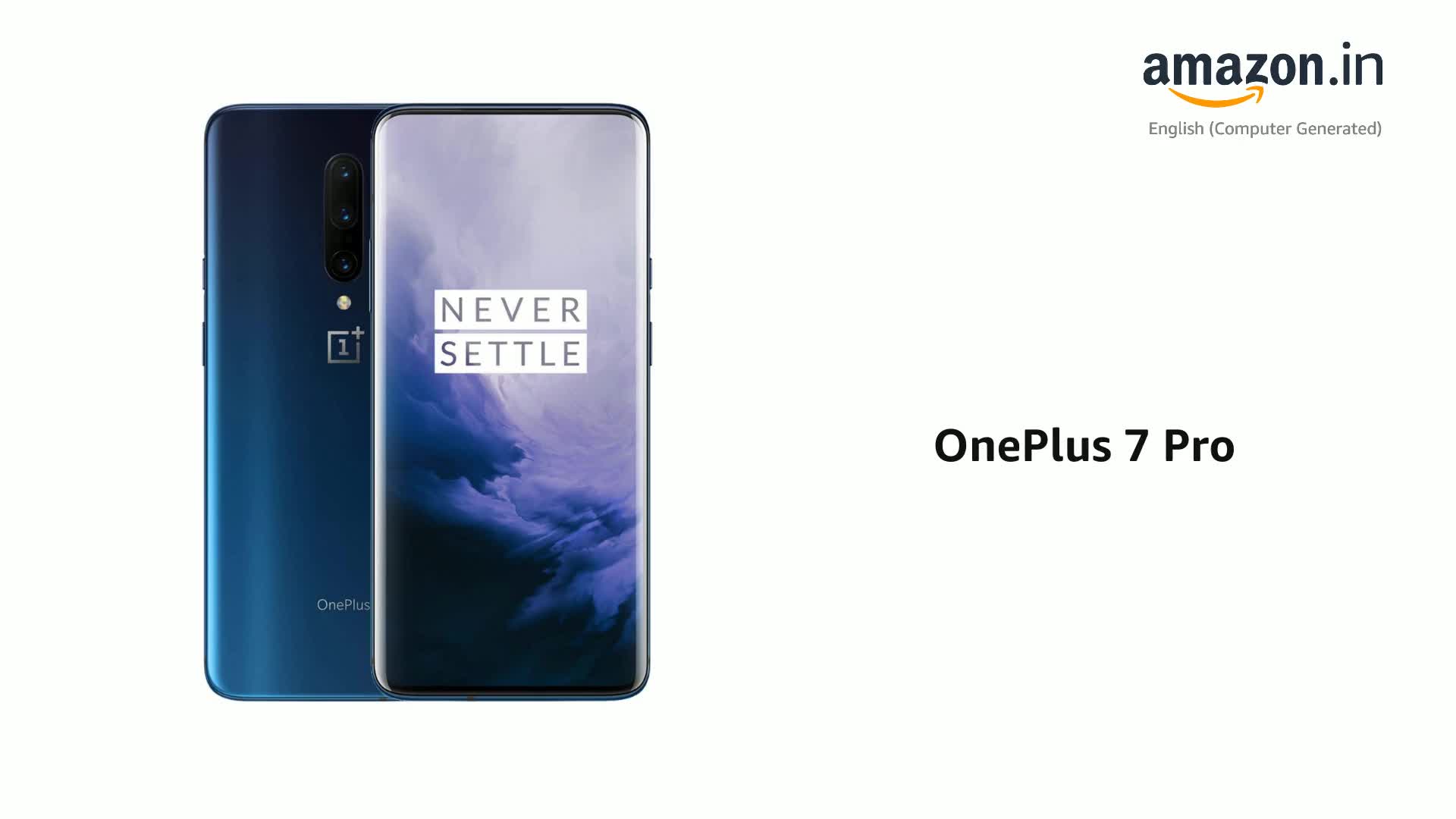 Refurbished) OnePlus 7 Pro (Nebula Blue, 8GB RAM, 256GB Storage  