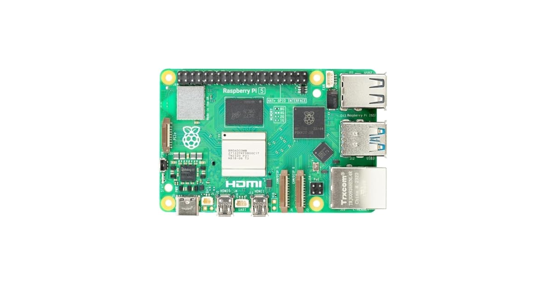 Amazon.com: Vemico Raspberry Pi 5 8GB Single Board 2.4GHz