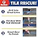 Tile Rescue Injection Repair Adhesive Case of 12-10.5 oz. Tubes for Loose & Hollow Tile, Marble, Stone & Wood Floors. *for Best Results Use The Proven Power of a Caulk Gun*