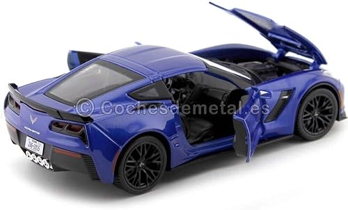 Miniatura 3 de Chevrolet 2015 Corvette C7 Z06 Azul 1/24 de Maisto 31133