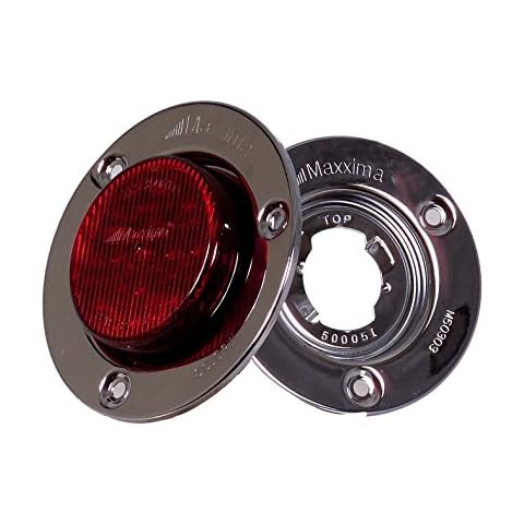 Maxxima M50303 2" Round Stainless Steel Security Flange for Clearance Marker Light Cover