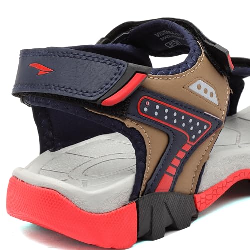 Image of ASIAN Mens VISTARA-11 Casual Sandals with adjustable velcro closure for easy wear with flexible fitting and trendy and stylish looks ideal for everyday use for mens as well as boys