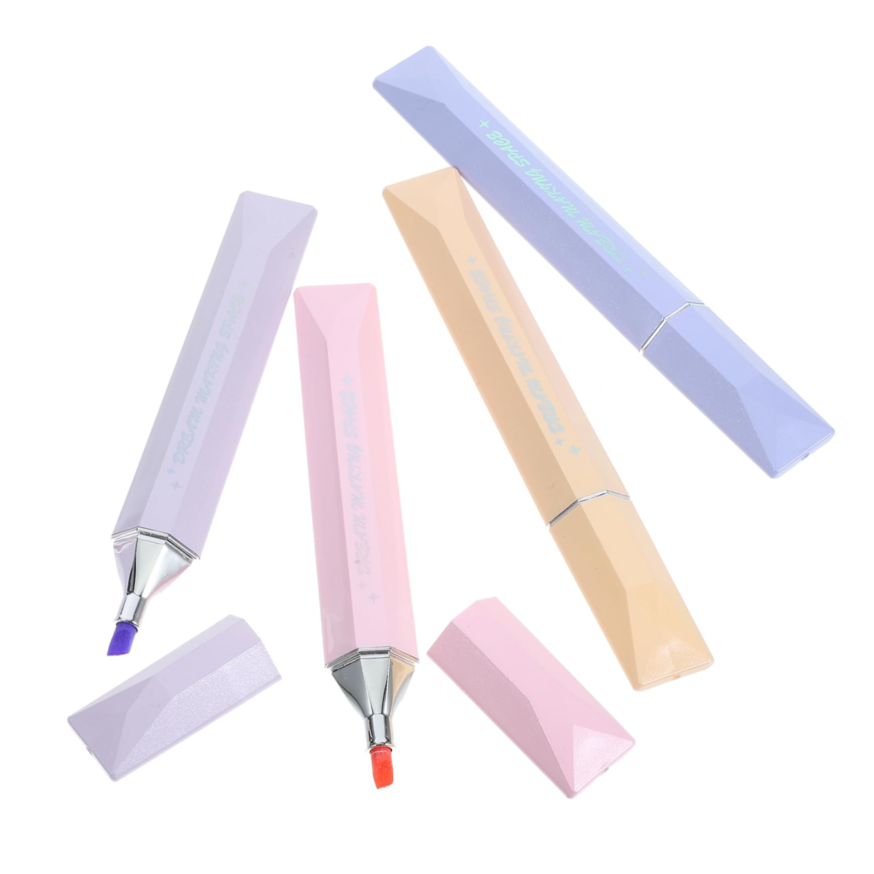 HOMSFOU 3 Sätze Textmarker Stifte Teilig Weichspitzige Hochlighter Für Schule Büro Kreative Projekte Geruchsneutral Leuchtende Einfach Zu Handhaben Für 4 Stück * 3