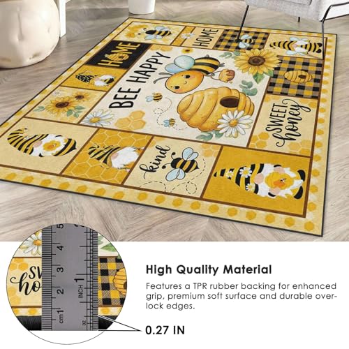 Tapete 5'x7' Lavable con Resistencia a Manchas y Antideslizante miniatura 5