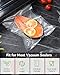 600 Vacuum Sealer Bags For Food 8x12 Inch, BPA Free Quart Freezer Sealed Bags, Compatible with All Heat Vacuum Sealers Machine, Heavy Duty, Ideal for vac storage, Meal Prep or Sous Vide