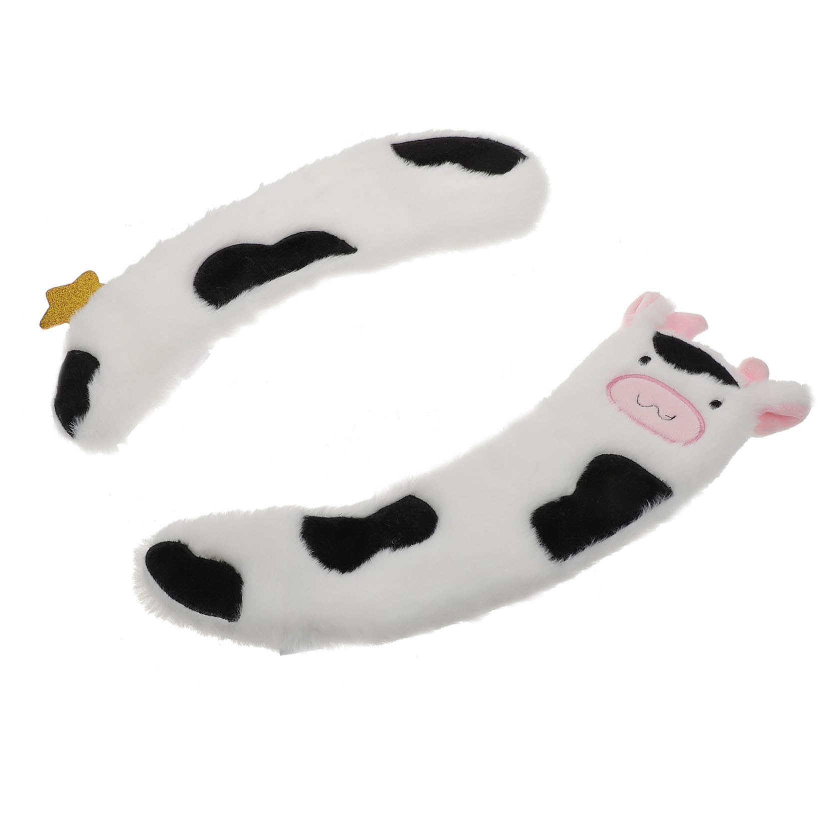 RORPOIR 1Pair Plush Winter Toilet Seat Cover Warm Adhesive Toilet Mat for Cold Weather Reusable Cartoon Design for Easy Cleaning Assembly for Home Bathrooms